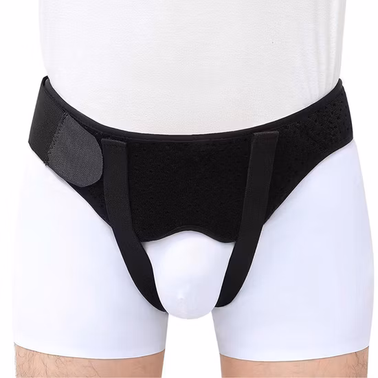 Almohadillas de compresión para soporte de Hernia inguinal, braguero para aliviar el dolor, cinturón médico para Hernia Inguinal Umbilical para hombres y mujeres